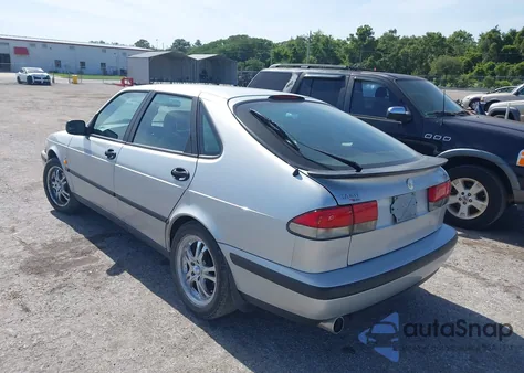 1999 Saab 9-3 Se z USA, uszkodzony, nr VIN YS3DF55P3X2062289